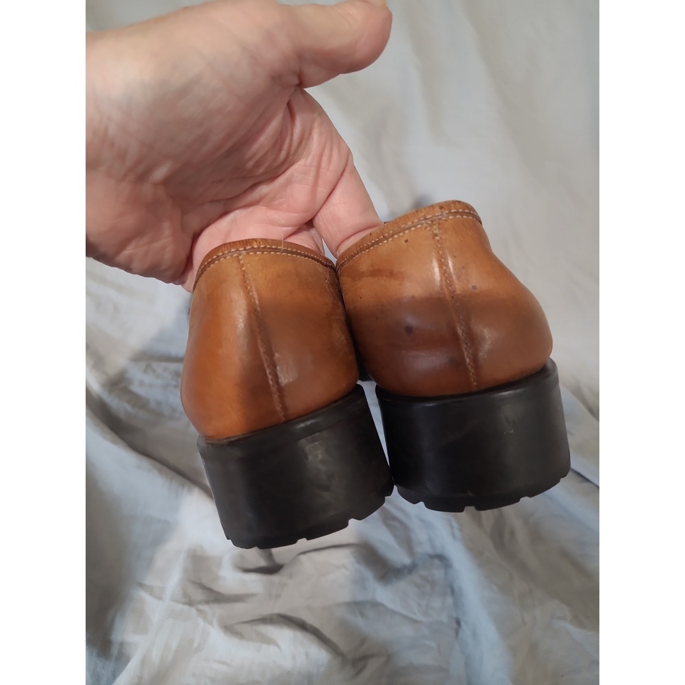 Cole Haan Horse Bit  Leather Slip on Loafers‎ Women SZ 7.5B Vibram Sole low heel - Picture 8 of 12